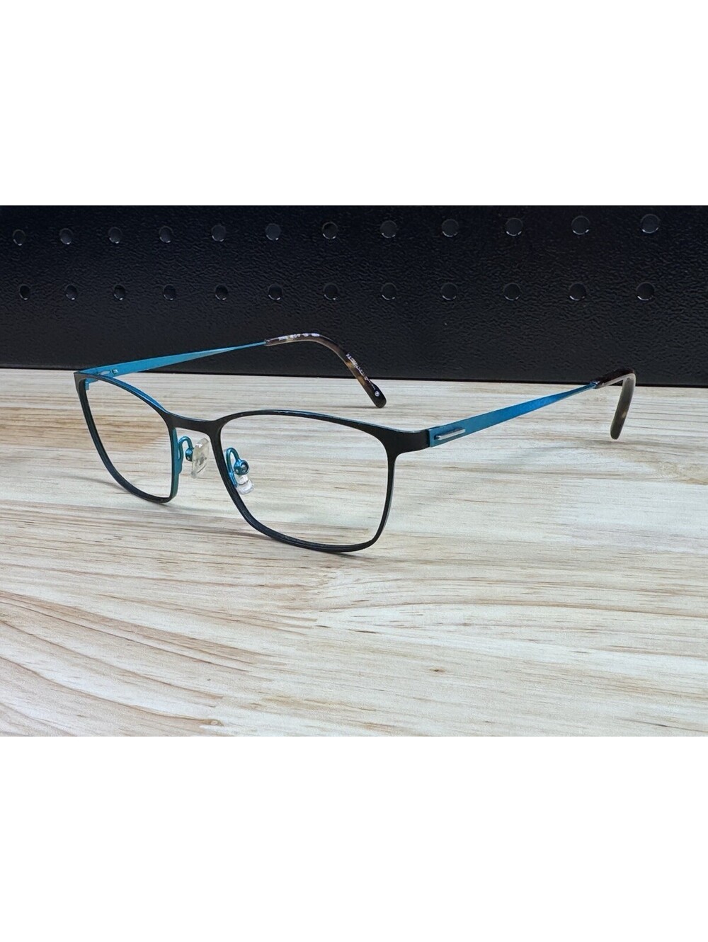 Morel Designer Eyeglasses 30060L NB09 Teal Black Full Rim 49-17-135 FRAME ONLY